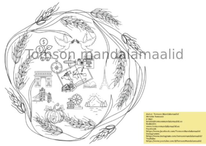 Mandala külluse meelitamiseks ja reisimise soodustamiseks