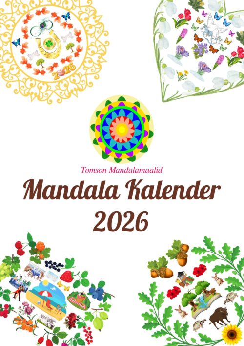 Mandala kalender 2026 esikaas