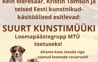 Suur kunstimüük Loomapäästegrupi toetuseks