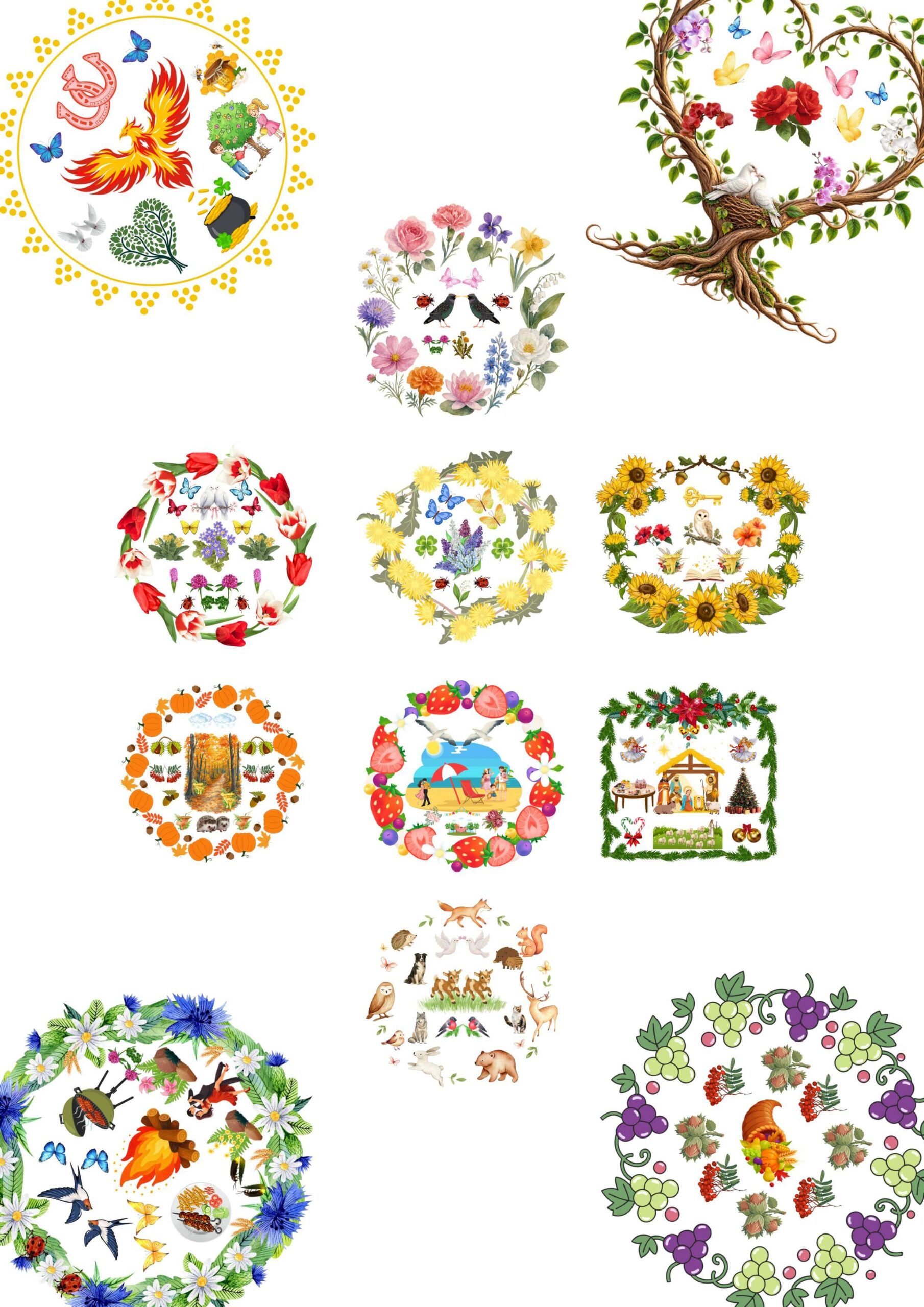 Mandala kalender 2027 tagakaas